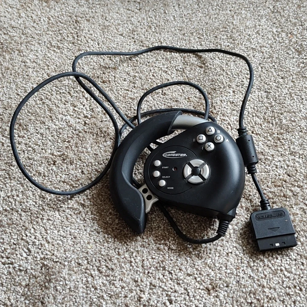Gamester steering wheel control for PlayStation 2